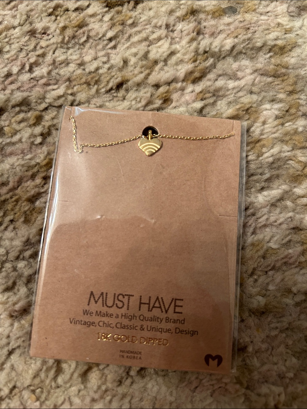 Dainty heart necklace
